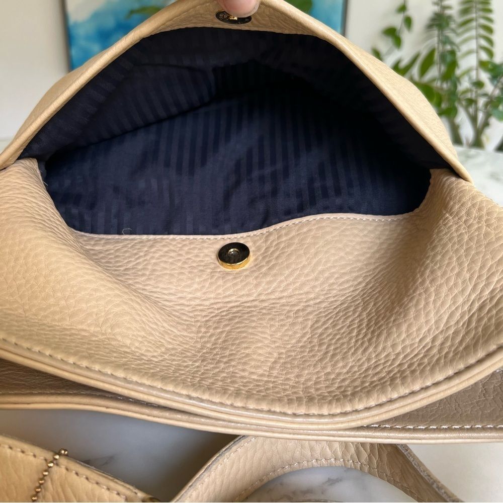 Coach Vintage Sonoma Pocket Shopper Natural Grain Leather Tote Bag Wheat 4920 - Picture 16 of 16